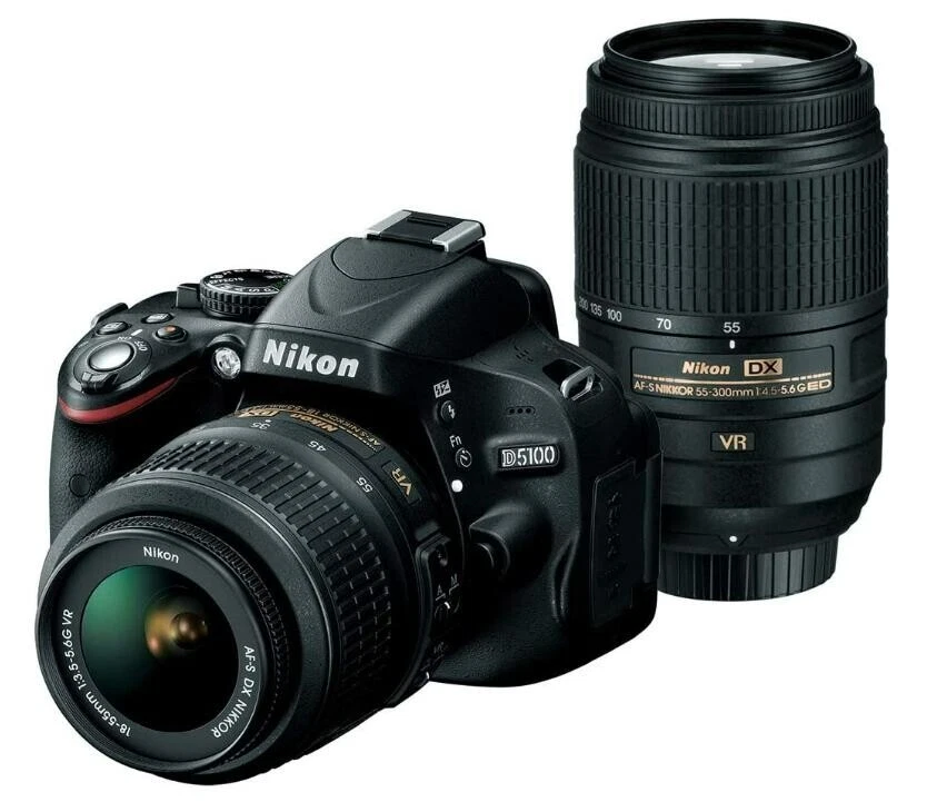 Nikon D D5100 Double Zoom Kit - Black - Image 1 of 1