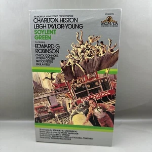 Soylent Green Edward G Robinson VHS Big Box 1973 Sci Fi Cult Classic - Foto 1 di 7