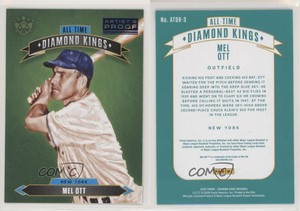 2020 Panini Diamond Kings All-Time Artist Proof Blue Mel Ott #ATDK-3 HOF