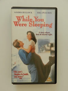 VHS Video Kassette While you were sleeping Sandra Bullock Film englisch - Bild 1 von 1