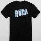 RVCA Big 3-D Artist Network Program Mens Black 100% CottonT-Shirt New NWT
