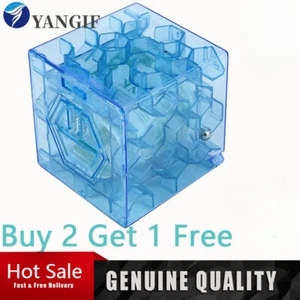 3D Cube Puzzle Money Maze Bank Saving Coin Collection Puzzle Game Toy For Kids - Picture 1 of 10