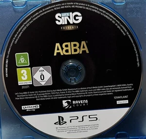 Let’s Sing Presents ABBA (PS5 Game) Mint Condition - No Case - Picture 1 of 1