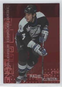 1999-00 ITG Be A Player Millennium Signature Series Ruby /1000 Pavel Kubina #221