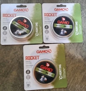 Gamo Rocket .22 Cal 14.5gr Air Rifle Pellets Lot of 3 - Picture 1 of 5