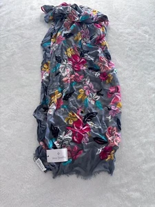 Sciarpa Vera Bradley con frange morbide avvolgente paradiso costiero nuova con etichette! - Foto 1 di 4