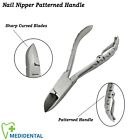 Chiropody Podiatry Toenail Ingrown Clippers Nail Nipper Patterned Handle Curved