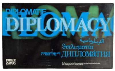 Diplomacy Parker 1977 Brettspiel Familienspiel Holzfiguren Zustand Gut Komplett - Bild 1 von 4