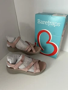 Baretraps Women's Sandals Tracey Pink Pearl Size 7.5 Wide NEW Fast Ship Comfort - Picture 1 of 13