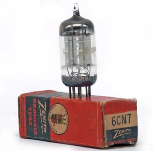6CN7 ZENITH NOS Tube Röhre Lampe TSF Valvola Valvula Valve 진공관 真空管 电子管 - Picture 1 of 1