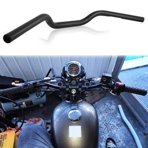 Motorcycle Handlebars 7/8" 22MM Black Drag Bars Style For Suzuki TU250 TU250X - Picture 1 of 12