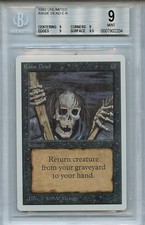 MTG Unlimited Raise Dead BGS 9.0 (9) Mint card Magic the Gathering WOTC 2204