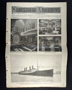 Scientific American Hamburg America Line Steamship Deutschland August 4 1900 - Picture 1 of 4