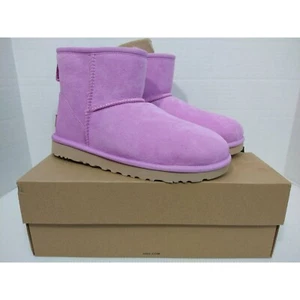 UGG Women Classic Mini II Genuine Shearling Lined Boot Wildflower Size US 7 - Picture 1 of 9