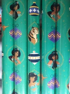 Disney Aladdin Princess Jasmine GIFT WRAP WRAPPING PAPER ROLL HOLIDAY 60 SQ. FT - Picture 1 of 1