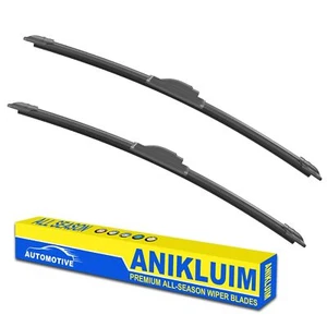 22" Premium All-Weather Windshield Wiper Blades - Set of 2 J-Hook - Picture 1 of 6