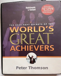 Best Kept Secrets of World's Great Achievers Audio 13 CDs & Book Peter Thomson - Picture 1 of 8