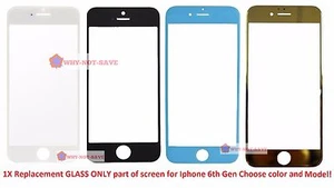 Front Screen Outer touch Glass Replacement Part for Iphone 6 6th Gen 4.7 Display - Picture 1 of 15