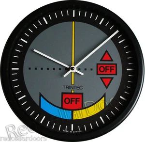 New TRINTEC VOR OMNIDIRECTIONAL Wall Clock 10" Airplane Instrument Dial Aviatrix - Picture 1 of 3