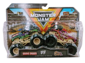 Monster Jam Grave Digger vs. Calavera Monster Truck 1:64 modelo de coche fundido a presión juguete - Imagen 1 de 1