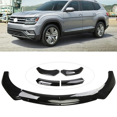 For Volkswagen Atlas Sport Universal Front Bumper Lip Spoiler Splitter Black - Image 1 of 4