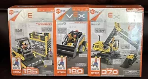 HEX BUG VEX ROBOTICS Steam Roller/Scissor Lift Skid Steer Excavator 3-Pack - Picture 1 of 8