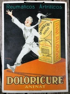 Leon Dupin - Doloricure Aninat - Affiche publicitaire - Carton - Picture 1 of 7