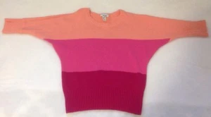 Suéter Blusa Pullover Manga 3/4 Dolman Bloque 8 Colores Azul Marino Antiguo para Niñas Talla M - Imagen 1 de 3