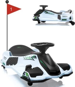 24V Ride on Drift Car Battery Powered Go Kart Drifting Electric Fun Toy for Kids - Picture 1 of 63