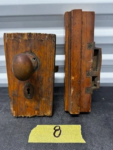 Set pomelli per porta vintage Sargent & Co in ottone - senza chiave - Foto 1 di 8
