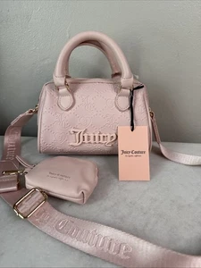 JUICY COUTURE Semi Charmed Mini Satchel With Pouch Powder Blush Pink NWT - Picture 1 of 9