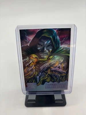 1995 MARVEL MASTERPIECES DOCTOR DOOM HOLOFLASH INSERT #3 CARD - Image 1 of 2