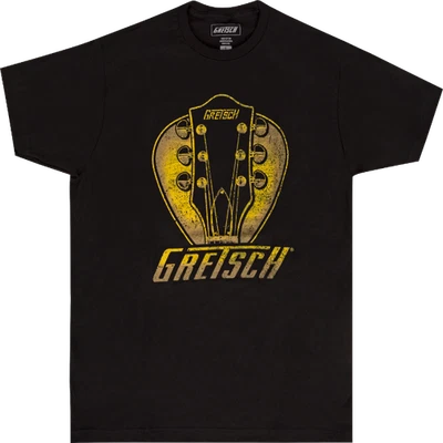 Gretsch Guitars Headstock Pick T-Shirt, Black, Medium (M) - Image 1 of 2