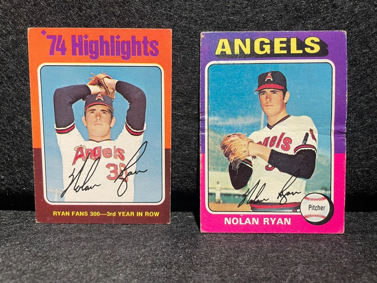 1975 Topps NOLAN RYAN PSA 8 ビンテージ エンゼルス 1975 Topps Nolan Ryan | PSA CardFacts®