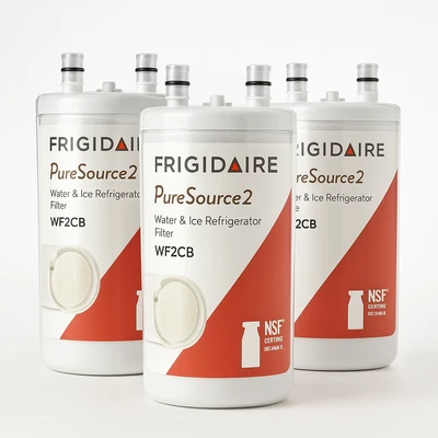 3x Frigidaire Pure Source 2 Water Ice Refrigerator Filter WF2CB Brand New Sealed - Image 1 of 2