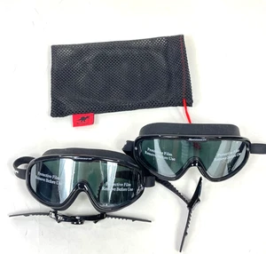 NWOT Spinosaurus Swimming Goggles-Fashionable anti UV Anti Fog Wide Frame Blue - Picture 1 of 12