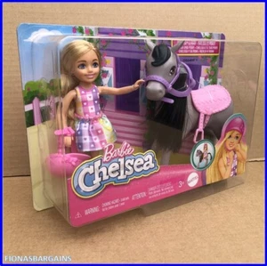 Barbie Chelsea - Playset bambola Chelsea 14 cm e cavallo pony - NUOVO E SIGILLATO - Foto 1 di 3