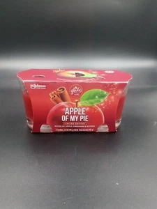 Glade APPLE OF MY PIE Limited Edition 2 Pack Red Candle Apple Cinnamon Nutmeg - Picture 1 of 2