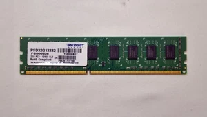 Patriot Memory PSD32G13332 PC3-10600 (1333MHz) DIMM 2GB DDR3 PC DESKTOP RAM(109) - Picture 1 of 2