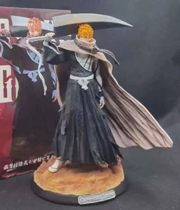 BLEACH Zangetsu Kurosaki Ichigo PVC GK statuina ornamento modello figura giocattolo regalo  - Foto 1 di 12