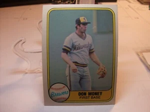 1981 Fleer Baseball #524 - Don Money - Milwaukee Brewers 81-025 - Bild 1 von 2