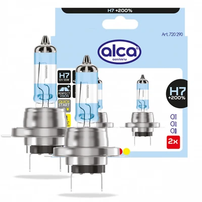Auto Halogen Leuchtmittel H7 12V 55W +200% mehr Licht passend für Smart Modelle 720290 - Bild 1 von 4