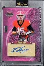 CARSON BECK SSP#2/4 2023 Wild Card 7 Card Studs Rookie AUTO GEORGIA BULLDOGS 
