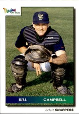 1996 Beloit Snappers Team Issue #6 Bill Campbell Highland Park MI Palatine IL 