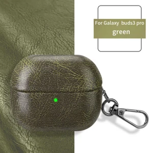 Hülle PU für Samsung Galaxy Buds 3 / 3 Pro Case Cover Leder Schlüsselanhänger - Picture 1 of 23