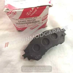 SET 4pcs Genuine OEM Front Brake Pad 04465-0D150 Fits 2013-2020Toyota Yaris - Foto 1 di 2