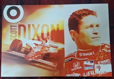 2006 SCOTT DIXON INDIANAPOLIS 500 PHOTO CARD 8.5" X 5.5"  - Image 1 of 2
