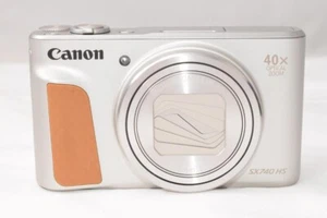 Cámara digital Canon PowerShot SX740 HS 20,3 MP 4K zoom óptico 40x Wi-Fi plateada - Imagen 1 de 5