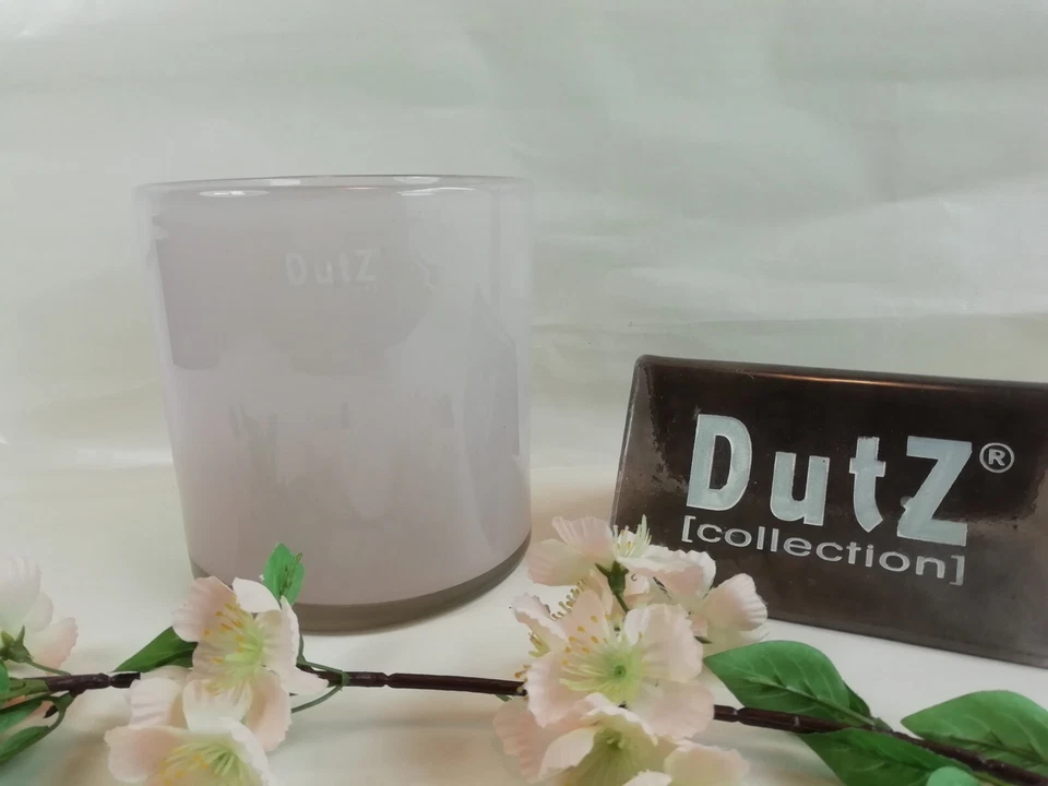 Dutz Collection Vase Cylinder Old Rose 14 cm Glas rund Zylinder hell rosa - Bild 1 von 3