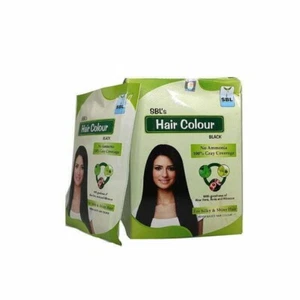SBL Homöopathische Haarfarbe Schwarz Pulver Packung mit 10 Beuteln je 16 g - Bild 1 von 4